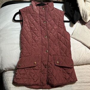 Daniel Cremieux Pink Quilted Vest